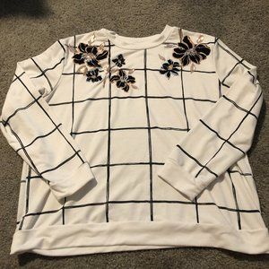 Apt. 9 Embellished Sweatshirt XL